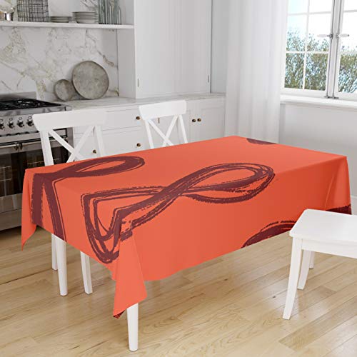 Le Jardin du Lin Küchendekoration, Tischdecke, Orange Bordeaux, 140 x 160 Cm - Entworfen und hergestellt in der Türkei Le Jardin du Lin Küchendekoration, Tischdecke, Orange Bordeaux, 140 x 160 Cm - Entworfen und hergestellt in der Türkei von Le Jardin du Lin