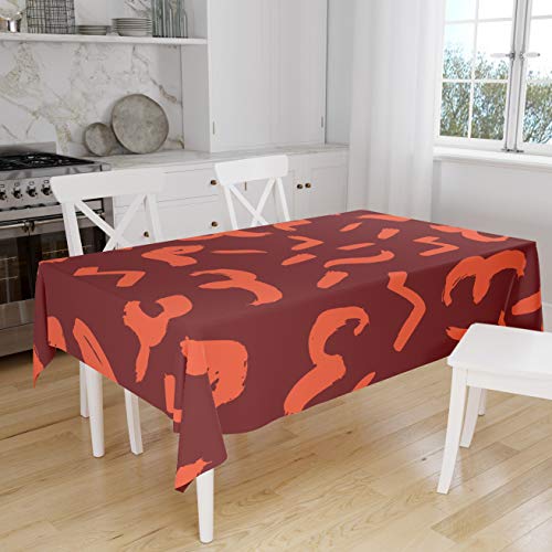 Le Jardin du Lin Küchendekoration, Tischdecke, Orange Bordeaux, 140 x 160 Cm - Entworfen und hergestellt in der Türkei Le Jardin du Lin Küchendekoration, Tischdecke, Orange Bordeaux, 140 x 160 Cm - Entworfen und hergestellt in der Türkei von Le Jardin du Lin