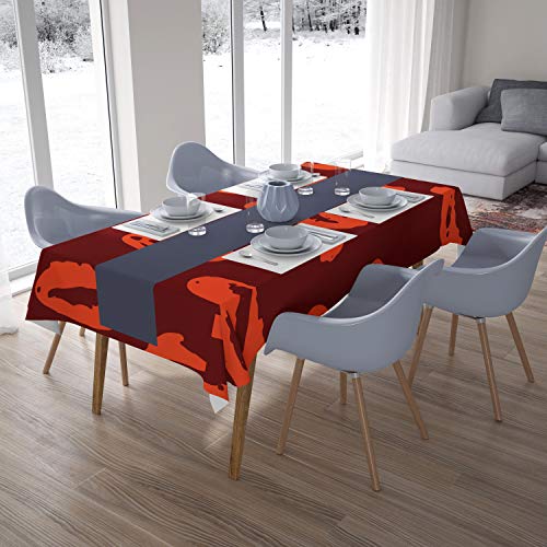 Le Jardin du Lin Küchendekoration, Tischdecke, Orange Bordeaux, 140 x 200 Cm - Entworfen und hergestellt in der Türkei Le Jardin du Lin Küchendekoration, Tischdecke, Orange Bordeaux, 140 x 200 Cm - Entworfen und hergestellt in der Türkei von Le Jardin du Lin