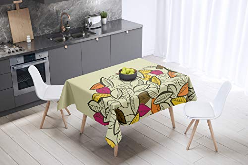 Le Jardin du Lin Tischdecke, 145 x 145 cm, entworfen und hergestellt in der Türkei Le Jardin du Lin Tischdecke, 145 x 145 cm, entworfen und hergestellt in der Türkei von Bonamaison