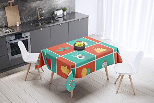 Le Jardin du Lin Tischdecke, 145 x 145 cm, entworfen und hergestellt in der Türkei Le Jardin du Lin Tischdecke, 145 x 145 cm, entworfen und hergestellt in der Türkei von Le Jardin du Lin