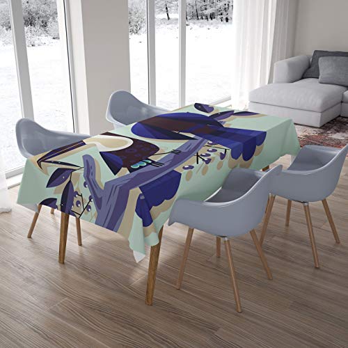 Le Jardin du Lin Tischdecke, 145 x 180 cm, entworfen und hergestellt in der Türkei von Bonamaison