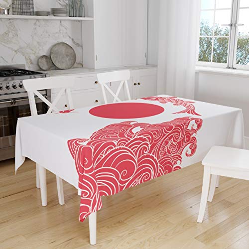Le Jardin du Lin Tischdecke, 145 x 180 cm, entworfen und hergestellt in der Türkei von Bonamaison