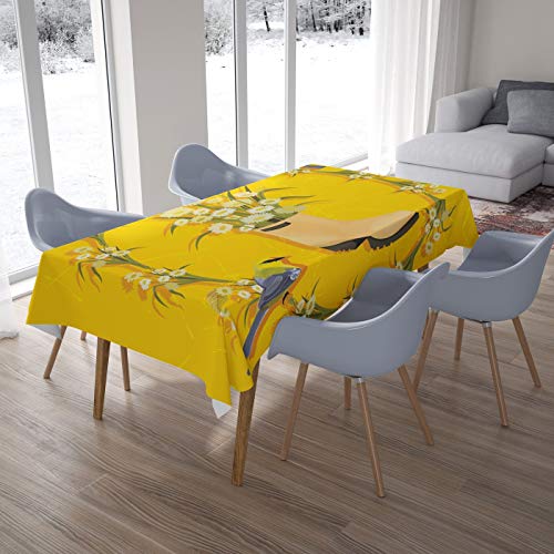 Le Jardin du Lin Tischdecke, 145 x 180 cm, entworfen und hergestellt in der Türkei von Bonamaison