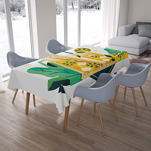 Le Jardin du Lin Tischdecke, 145 x 180 cm, entworfen und hergestellt in der Türkei von Bonamaison
