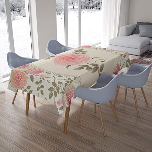 Le Jardin du Lin Tischdecke, 145 x 180 cm, entworfen und hergestellt in der Türkei von Bonamaison