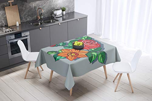 Le Jardin du Lin Tischdecke, 145 x 145 cm, entworfen und hergestellt in der Türkei von Bonamaison