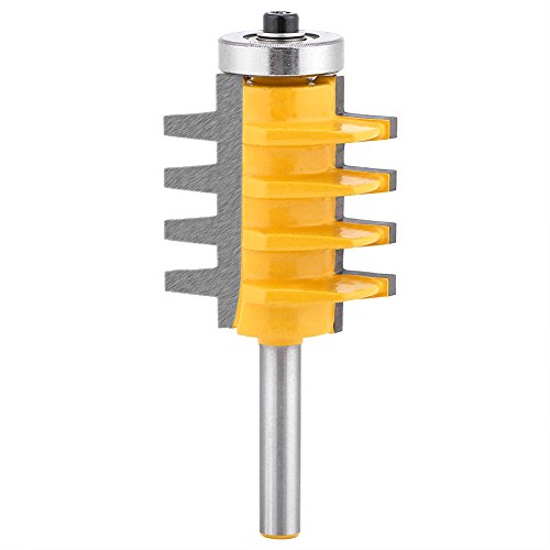 Bonbela 1 PC Zementierte Carbidholzbearbeitung Reversibler Schiene Zementte Carbidrouter Bit 1 3 8 Durchmesser 4 Schaft von Bonbela