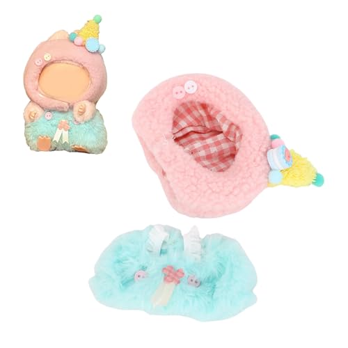 Bonbela 17 cm Puppenkleidung Set (Keine Puppe), Leicht zu Verkleiden Puppenkleider Hüte Kleidung Accessoires für 17 cm Accessoires Anzug für die 1./2. Gen Puppe von Bonbela