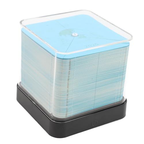 Bonbela 3D -Memo -Pad Hand Zerrissenes Papier 2025 Kalender 3D Papierschnitzer Notizblock mit Festivals, die für Desktop -Dekorationsgeschenk Präsentiert Sind (Blau) von Bonbela