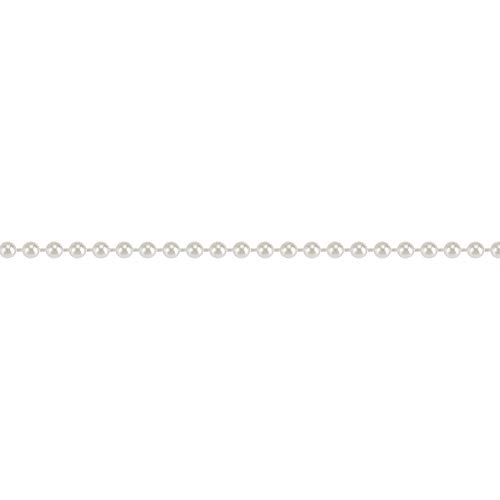 Bonbela 40m 4mm Künstliche Perle DIY -Ornamente Perlen Vorhang Hochzeitsfestival Party Weiß (Beige) von Bonbela