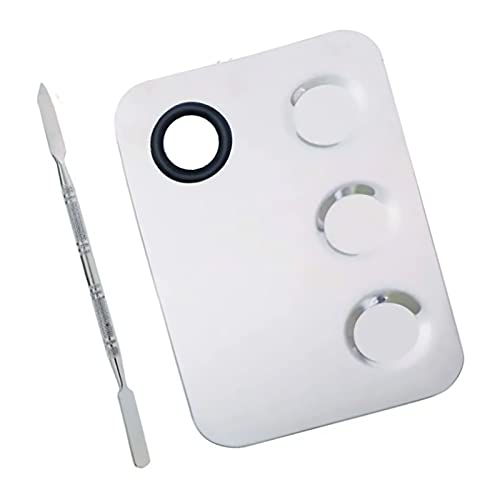 Bonbela Edelstahlnägelkunstpalette Nagel Mischpalette - Nagelkunstpalette Nagellack Farbmischpaletten -Make up Accessoire Bonbela Edelstahlnägelkunstpalette Nagel Mischpalette - Nagelkunstpalette Nagellack Farbmischpaletten -Make up Accessoire von Bonbela