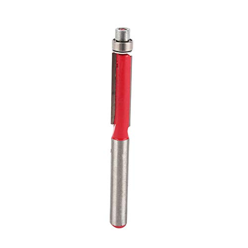 Bonbela Langlebiger 1/4 "Ende Dual Flöten Gerade Shank Trim Router Flush Trim Cutter Bit Tool von Bonbela