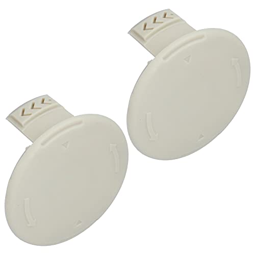 Bonbela Spulenabdeckung Trimmer 2pcs Kunststoff -Spulenkappen Ersatz 993373001 Passform für AC14HCA Ein Schnurloser Trimmer von Bonbela