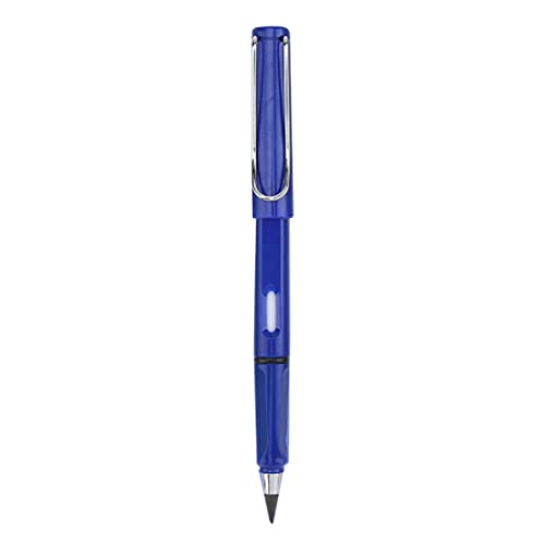 Bonbela Tintenstifte Hb Härte Lang Anhaltende Ergonomische Tintenstift mit Radiergummi für Studentische Künstler (Blau) von Bonbela