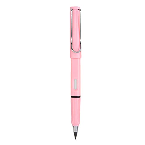 Bonbela Tintenstifte Hb Härte Lang Anhaltende Ergonomische Tintenstift mit Radiergummi für Studentische Künstler (Rosa) von Bonbela