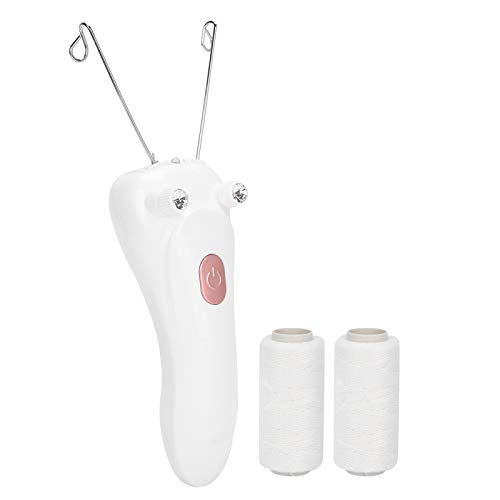 Bonbela USB -Ladung Elektrisches Baumwollfaden Epilator Gesichtsbehörde Haarentfernungsmaschine Gerät (Rosa) von Bonbela