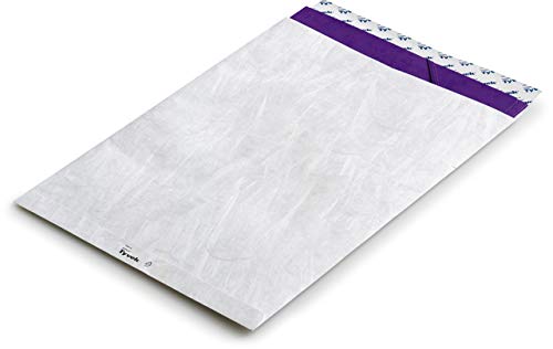 BONG Versandtasche, ohne Fenster, haftklebend, B4, 250 x 353 mm, Tyvek®, weiß (100 Stück), Sie erhalten 1 Packung á 100 Stück von Bong GmbH