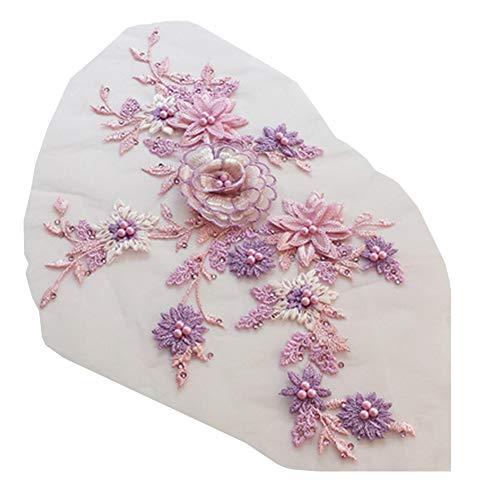 Bongles 3D-Stickerei-Spitze Blumeapplique Patch-Nähen Fertigkeit-Dekoration DIY Gewebe-Ausschnitt Applique Bongles 3D-Stickerei-Spitze Blumeapplique Patch-Nähen Fertigkeit-Dekoration DIY Gewebe-Ausschnitt Applique von Bongles