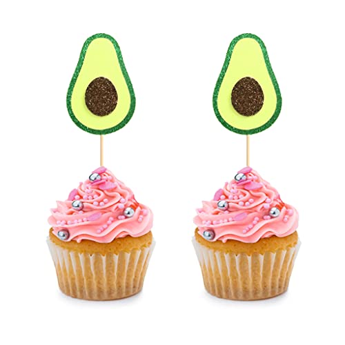 24 Stück Obst Avocado Cupcake Topper für Fiesta Fruit Party Happy Avocado Holy Guacamole Party Geburtstag Party Hochzeit Babyparty Kuchen Dessert Dekorationen Zubehör Picks 24 Stück Obst Avocado Cupcake Topper für Fiesta Fruit Party Happy Avocado Holy Guacamole Party Geburtstag Party Hochzeit Babyparty Kuchen Dessert Dekorationen Zubehör Picks von BoningNEW