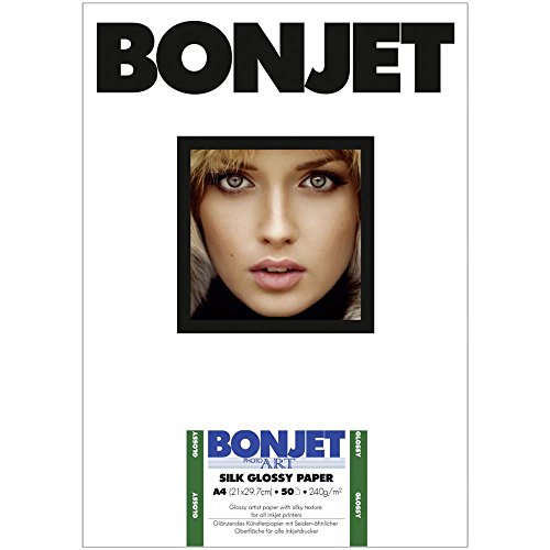 Bonjet Silk Glossy Papier A 4 240 g 50 Blatt BJ4SGP240 Bonjet Silk Glossy Papier A 4 240 g 50 Blatt BJ4SGP240 von Bonjet