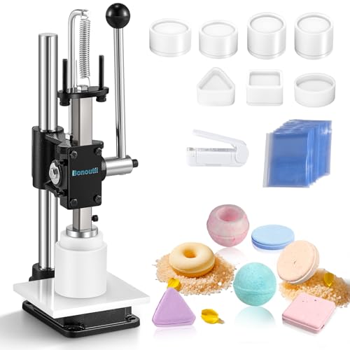 Bonoutil Badebombenpressmaschine, 7 Formen, strapazierfähig, höhenverstellbar, für Erwachsene, Anfänger Bonoutil Badebombenpressmaschine, 7 Formen, strapazierfähig, höhenverstellbar, für Erwachsene, Anfänger von Bonoutil