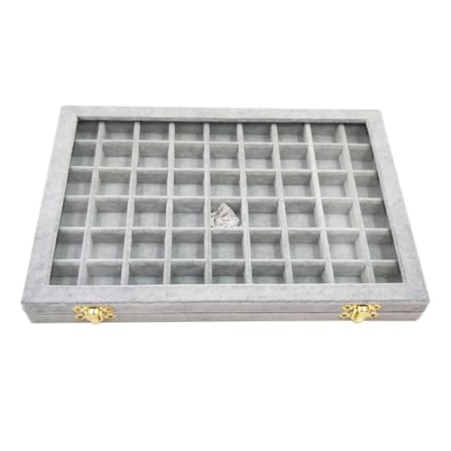 Bonpro Stapelbarer Schmuck-Organizer, Schmucktabletts aus Samt, Schmuckschatulle für Halsketten, Ringe, Ohrringe und Armbänder Bonpro Stapelbarer Schmuck-Organizer, Schmucktabletts aus Samt, Schmuckschatulle für Halsketten, Ringe, Ohrringe und Armbänder von Bonpro