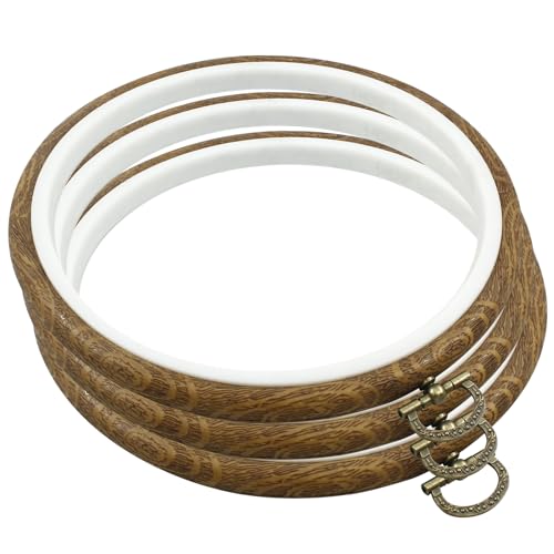 Bonsicoky Stickrahmen, rund, 17 cm, 3 Stück von Bonsicoky