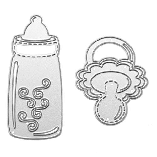 Babyflasche Nippel Metallschneideisen-schablonen-schablone Diy Scrapbooking-karte Baby-dusche-dekoration 2pcs Babyflasche Nippel Metallschneideisen-schablonen-schablone Diy Scrapbooking-karte Baby-dusche-dekoration 2pcs von Bontand