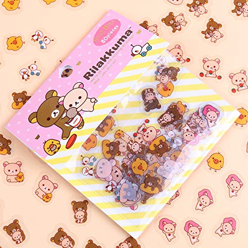 Bontannd 80 Stücke/Kawaii Sein Zirkus Friends Series Aufkleber Pack Student Decoration Label Schreibwaren Geschenk von Bontannd