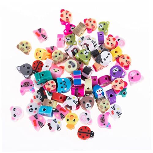 Bontannd 50 Stücke9mm Tier Perlen Polymer Clay Spacer Lose Perlen Für Schmuck Machen DIY Armband Zubehör Bontannd 50 Stücke9mm Tier Perlen Polymer Clay Spacer Lose Perlen Für Schmuck Machen DIY Armband Zubehör von Bontannd