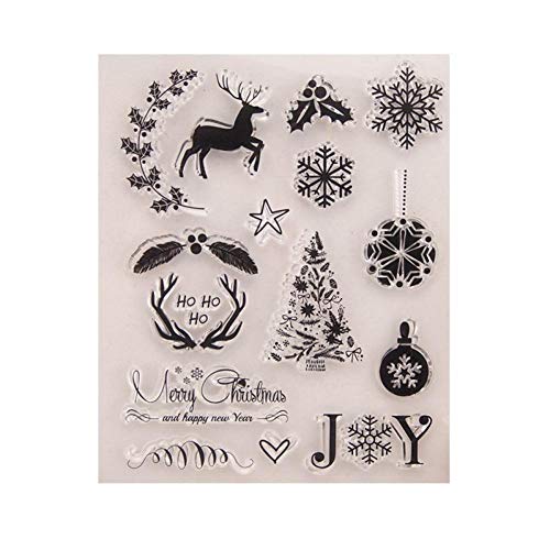 Weihnachten Transparent Klare Silikonstempel Für Diy Scrapbooking/Kartenherstellung/Kinder Spaß Dekoration Liefert von Bontannd