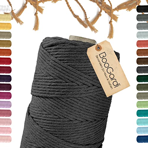 BooGardi Makramee Garn · viele Farben · Dunkelbraun 5mm x 100m · 3mm oder 5mm · Wollgarn · kreatives knüpfen weben Stricken · DIY Boho Garn BooGardi Makramee Garn · viele Farben · Dunkelbraun 5mm x 100m · 3mm oder 5mm · Wollgarn · kreatives knüpfen weben Stricken · DIY Boho Garn von BooGardi