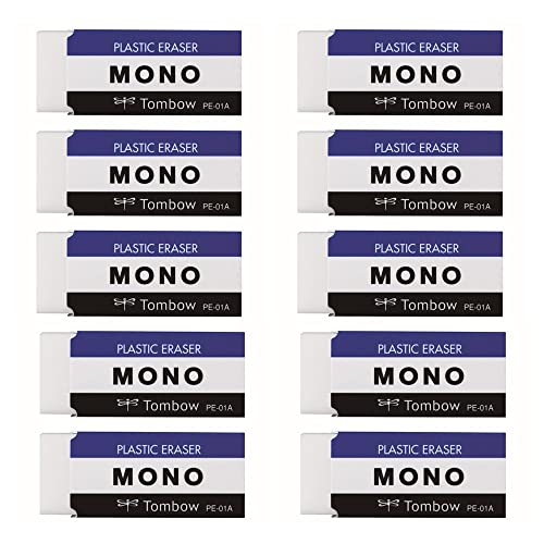 Mono Plastic Eraser 10piece Pack [Japan Import] PE01 von Tombow