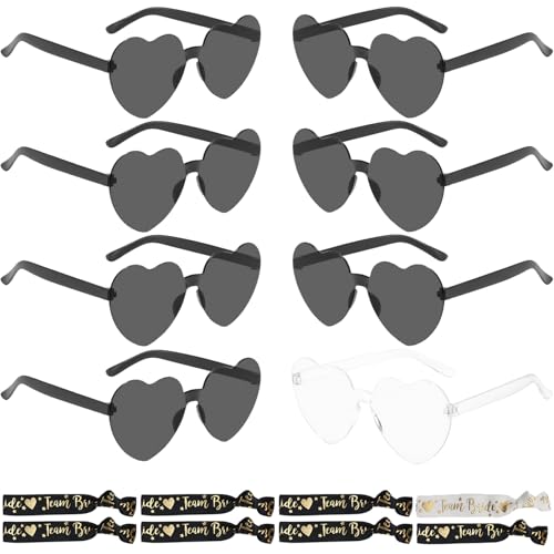 8 Stück Party Brille, Herz Sonnenbrille für Damen, Sonnenbrille Herz Partybrille Braut Bachelorette Party Accessories, Lustige Partybrillen für Urlaub, Party, Hochzeit, Karneval, Halloween,Weihnachten 8 Stück Party Brille, Herz Sonnenbrille für Damen, Sonnenbrille Herz Partybrille Braut Bachelorette Party Accessories, Lustige Partybrillen für Urlaub, Party, Hochzeit, Karneval, Halloween,Weihnachten von Booaee