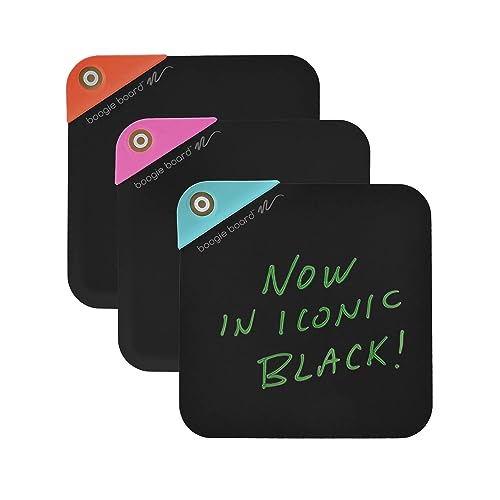 Boogie Board VersaNotes Erweiterungspaket, wiederverwendbar, trocken abwischbar und Haftnotizen, Alternative, 3er-Pack für Zuhause und Büro, mit 10,2 x 10,2 cm Schreibfläche und sofortigem Löschen von Boogie Board