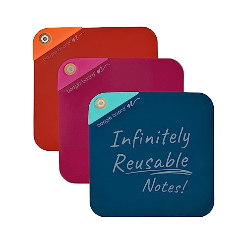 Boogie Board VersaNotes Erweiterungspaket, wiederverwendbar, trocken abwischbar und Haftnotizen, Alternative, 3er-Pack für Zuhause und Büro, inklusive 3 Haftnotizen mit 10,2 x 10,2 cm Schreibfläche Boogie Board VersaNotes Erweiterungspaket, wiederverwendbar, trocken abwischbar und Haftnotizen, Alternative, 3er-Pack für Zuhause und Büro, inklusive 3 Haftnotizen mit 10,2 x 10,2 cm Schreibfläche von Boogie Board