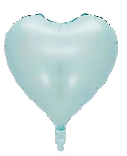 Babyblaue Herz-Luftballons, 12 Stück, blaue Folienballons in Herzform, 45,7 cm, Pastellblau, Heliumballons für Geburtstag, Geschlechtsoffenbarung, Valentinstag, Verlobung, Hochzeit, Jahrestag, Babyblaue Herz-Luftballons, 12 Stück, blaue Folienballons in Herzform, 45,7 cm, Pastellblau, Heliumballons für Geburtstag, Geschlechtsoffenbarung, Valentinstag, Verlobung, Hochzeit, Jahrestag, von Boojarr
