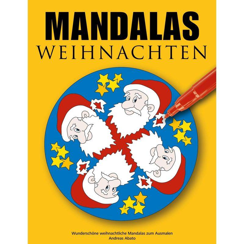 Mandalas Weihnachten - Andreas Abato, Kartoniert (TB) von BoD - Books on Demand