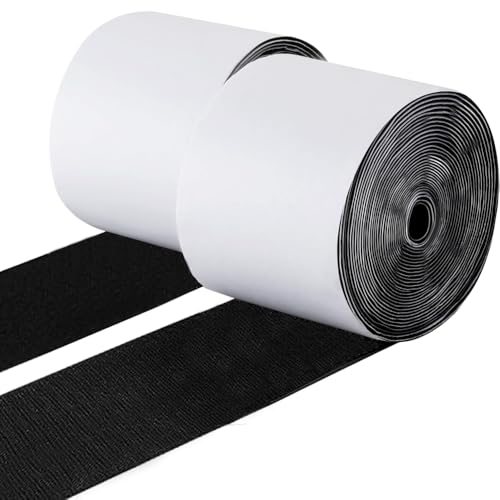 Boolico Selbstklebendes Extra Stark Klettband – Doppelseitiger Klettverschluss, Breites Klebeband für Fliegengitter, Couch-Kissen, DIY, Flauschband und Hakenband, 11 cm Breite 6 Meter Lang, Schwarz Boolico Selbstklebendes Extra Stark Klettband – Doppelseitiger Klettverschluss, Breites Klebeband für Fliegengitter, Couch-Kissen, DIY, Flauschband und Hakenband, 11 cm Breite 6 Meter Lang, Schwarz von Boolico