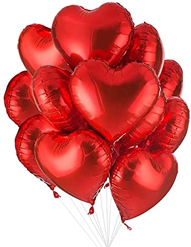 20 Stück Herz Folienballon Rot Helium Herzballons Hochzeit Herz Herzform Heliumballons Herzluftballons für Geburtstag, Geburtstag,Valentinstag, Hochzeit, Verlobung,Muttertag Party 20 Stück Herz Folienballon Rot Helium Herzballons Hochzeit Herz Herzform Heliumballons Herzluftballons für Geburtstag, Geburtstag,Valentinstag, Hochzeit, Verlobung,Muttertag Party von Cytecedx