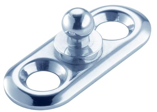 LOXX Oberteil Unterteil Schraube Lochplatte Stoff Locher Stanzer Schlüssel (Doppelloch) von Bootskiste