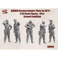 German Bomber Pilots for He 111 Ground Condition (5 pcs) von Border Model