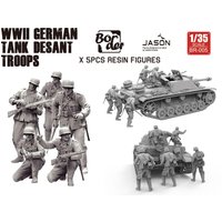 WWII German Tank Troops (5 pcs. Resin Figures) von Border Model