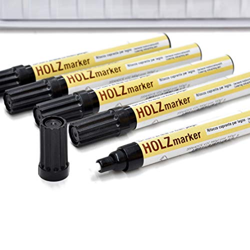 Acryl Möbel Stift Holzkorekturstift HOLZ Marker Farbe (Eiche dunkel - 52) von Borma Wachs Holz Marker