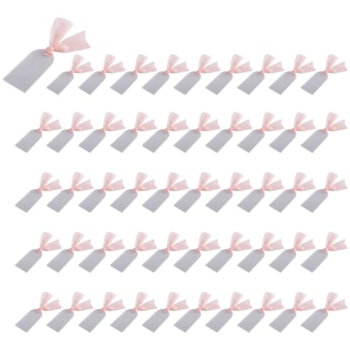 Bortivier 50 Stück Mattierte Acrylhochzeitskarten-Dekoration, Acrylnamensschildbogen, Leere Hochzeitsdekoration Von Sitzungskarten, DIY-Platzkarten B von Bortivier