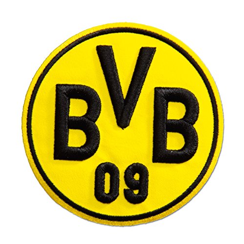 Borussia Dortmund BVB Aufnäher-3D, Polyester, Schwarz/Gelb, 10 x 10 x 1 cm von Borussia Dortmund
