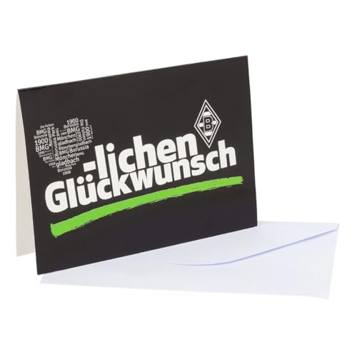 Borussia Mönchengladbach Geburtstagskarte „Herz“ | Offizieller Fanartikel Fohlenshop | Klappkarte mit Raute & Umschlag | Glückwunschkarte für echte Gladbach Fans Borussia Mönchengladbach Geburtstagskarte „Herz“ | Offizieller Fanartikel Fohlenshop | Klappkarte mit Raute & Umschlag | Glückwunschkarte für echte Gladbach Fans von Borussia Mönchengladbach