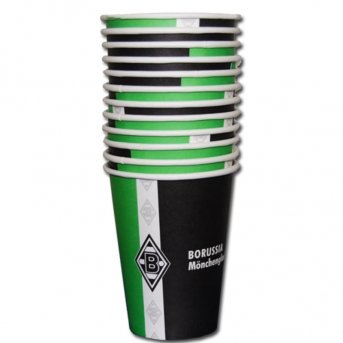 Borussia Mönchengladbach Partybecher (12er-Set, 4200 Milliliter, Kunststoff, Konisch, Wiederverwendbar) von Borussia Mönchengladbach