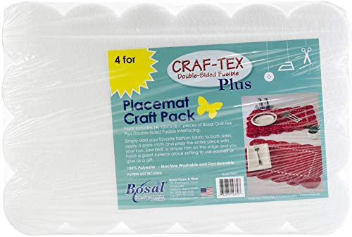 Bosal Craf-Tex Double-Sided Fusible Placemat Craft Pack-12.5"X18.25" Bosal Craf-Tex Double-Sided Fusible Placemat Craft Pack-12.5"X18.25" von Bosal